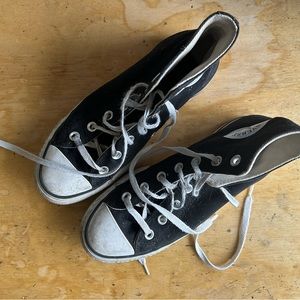 Black Platform Converse